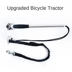 Stainless Steel Bike Riding Dog Leash Wear-resistant Dog Bike Leash Retractable Leash