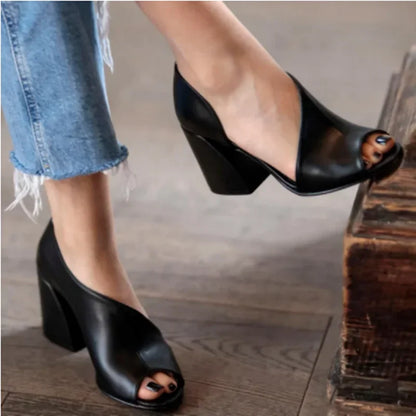 Fashion Shoes Women Sandals Open Toe Sandals Woman Sexy Sandals Ladies Casual High Heel Elegant Female Footwear Zapatillas Mujer