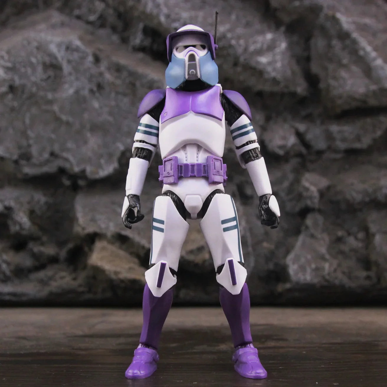 New Body 187th Legion Purple Phase II P2 ARF Trooper Rocket Team Leader 6" Action Figure Mace Windu Republic Grand Army Clone