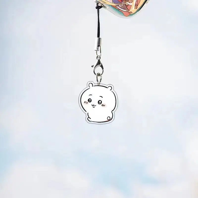 ChiIkawaS Mobile Phone Chain ハチワレ Hachiware うさぎ USAGI ちい/.かわ Mobile Phone Pendant Chain Cute Cartoon Character Small Gift