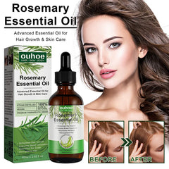 60ml Rosemary Essential Oil Pure Natural Hair Essential Oils for Nourish Shiny Hair Healthy Hair Care