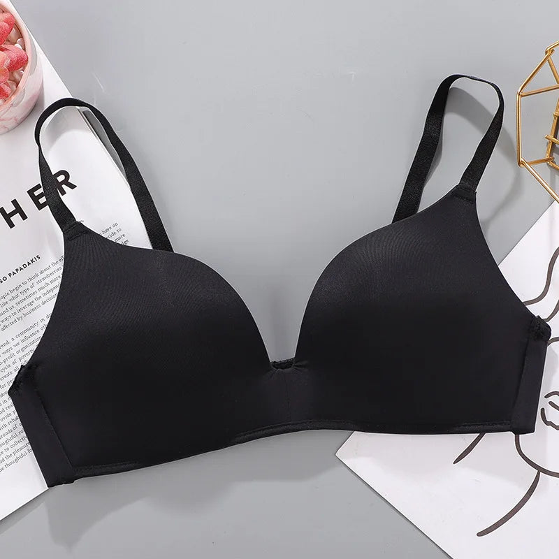 Seamless Push Up Bras Comfort Wireless Underwear Women's Breathable