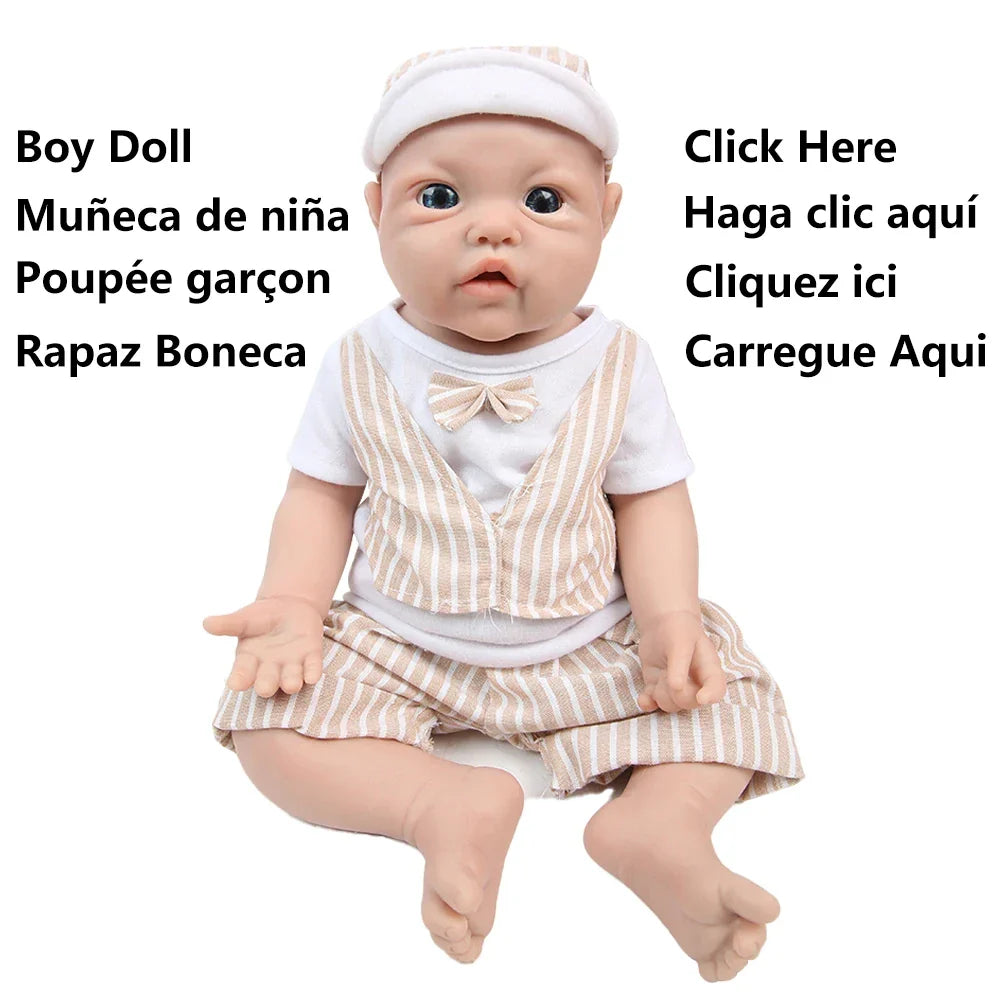 IVITA WG1526 43cm 2.69kg 100% Full Body Silicone Reborn Baby Girl Doll  Realistic Soft Dolls DIY Blank Babe Children Toys