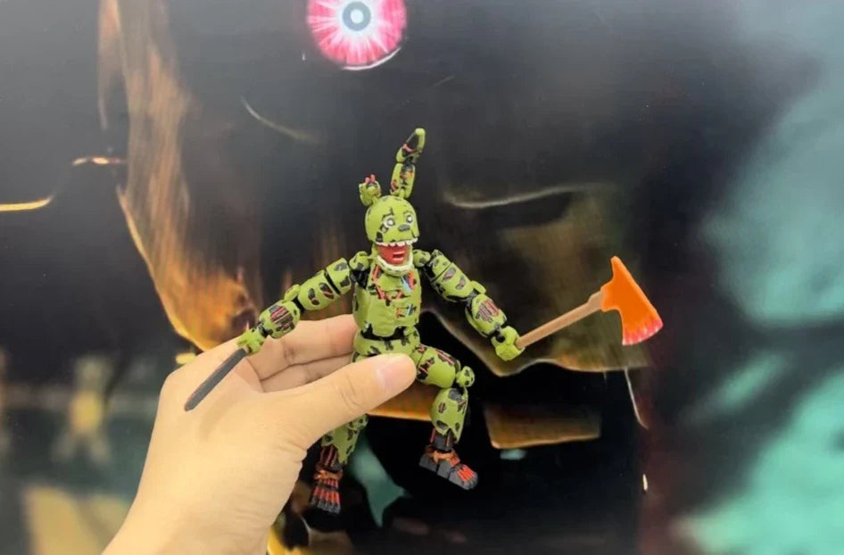 【In Stock】9l3d Printed Fnaf Freddy Fazbear'S Pizza Springtrap Toys Action Figures Anime Model Lucky13 Dummy13 Titan13 Gifts Toys