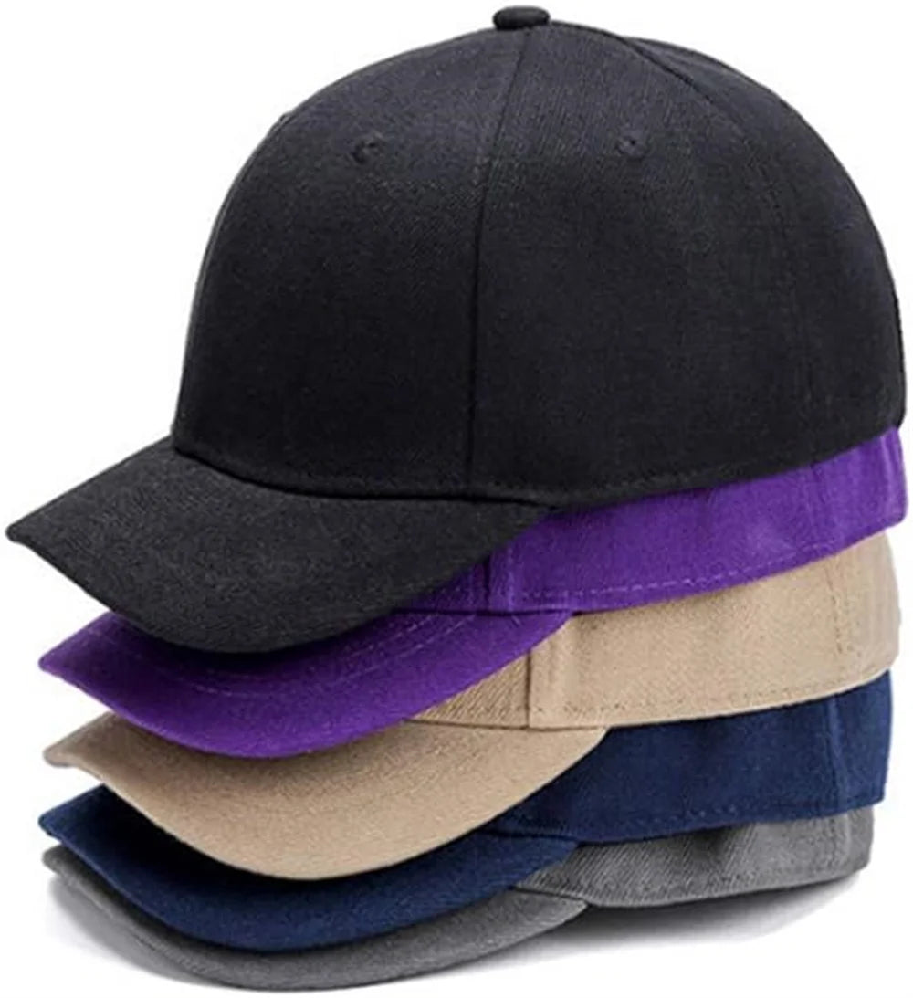 Korean Wave Solid Baseball Hat for Men and Women Fashion Versatile Casual Sports