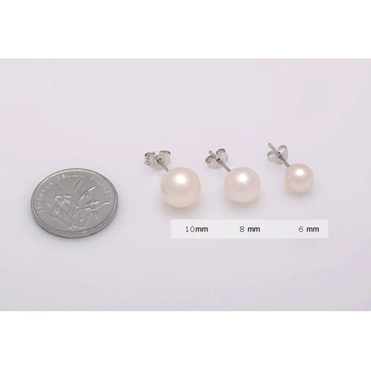 925 Sterling Silver Pearl Retro Stud Earrings For Women Luxury Designer Jewelry Accessories   GaaBou