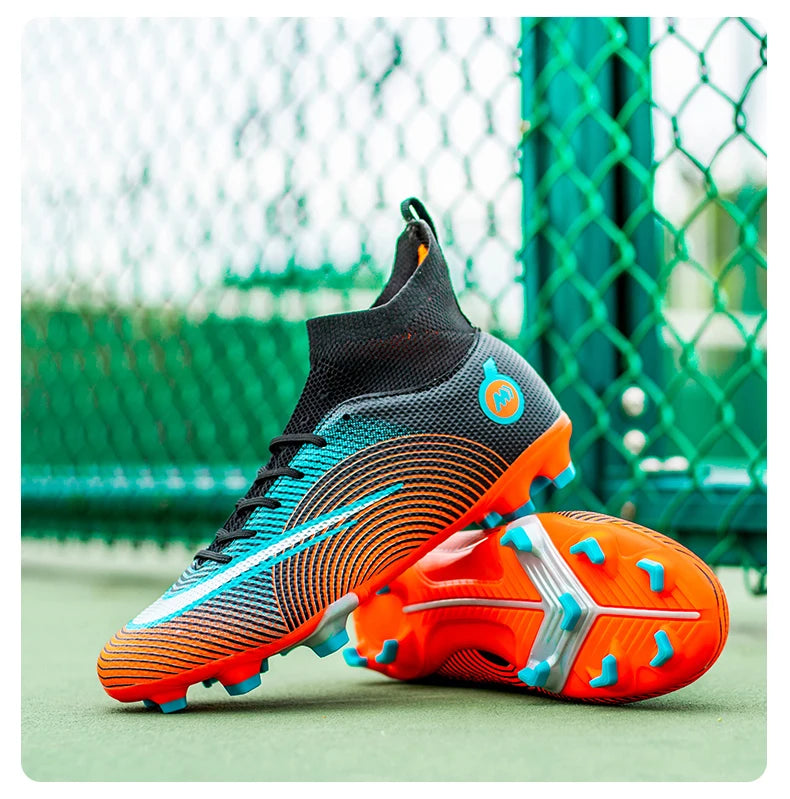 Soccer Shoes Society TF/FG Athletic Shoe Cleats Football Man Genuine Soccer Shoe