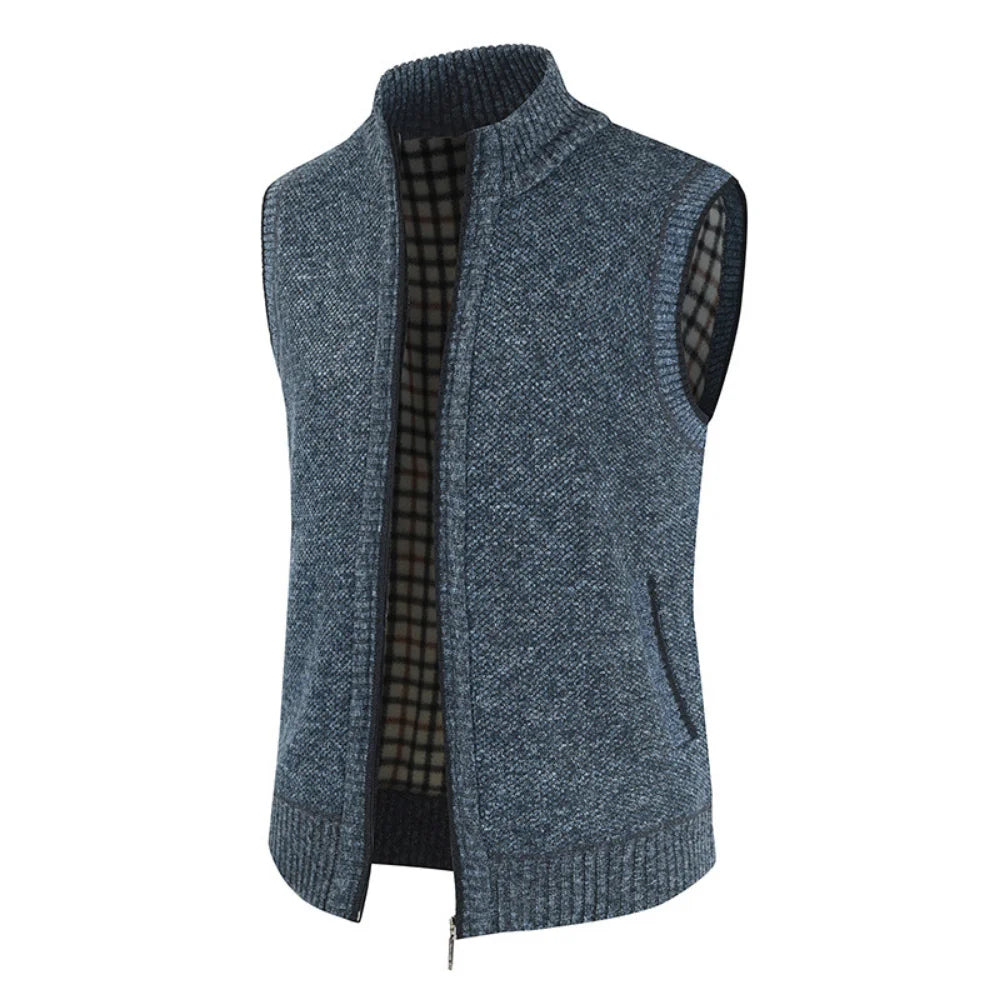 KB New Autumn and Winter Men's Coat Fashion Warm Outer Wear Vest Hot Vest Casual Sleeveless Jacket