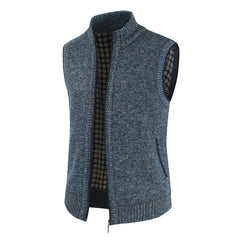 Men's Coat Fashion Warm OuterWear Vest Casual Sleeveless Jacket