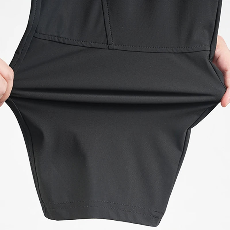 Men's Ice Cool Long Pants Big Size 8XL 9XL 10XL 50-175kg Straight Cut Plus Size