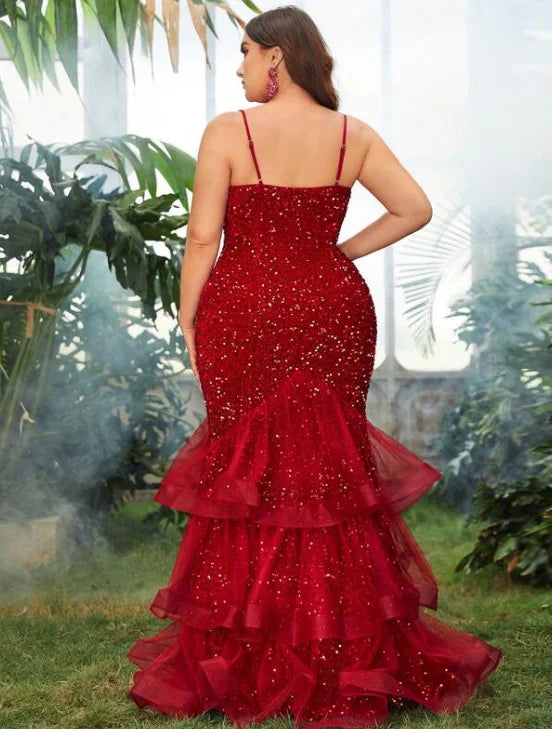 Evening wear Dresses: Plus Size Evening Dresses Women