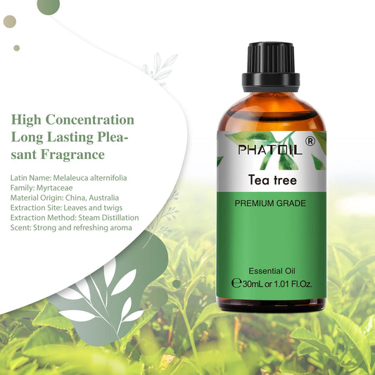 30ml Tea tree Essential Oil For Aromatherapy Candle Making Natural Plant Essential Oils For Humidifier Diffuser