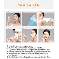 Collagen Mask Soluble Lifting Anti-Aging Film Skin Care Remove Dark Circles Nourish Mask High Prime Collagen film