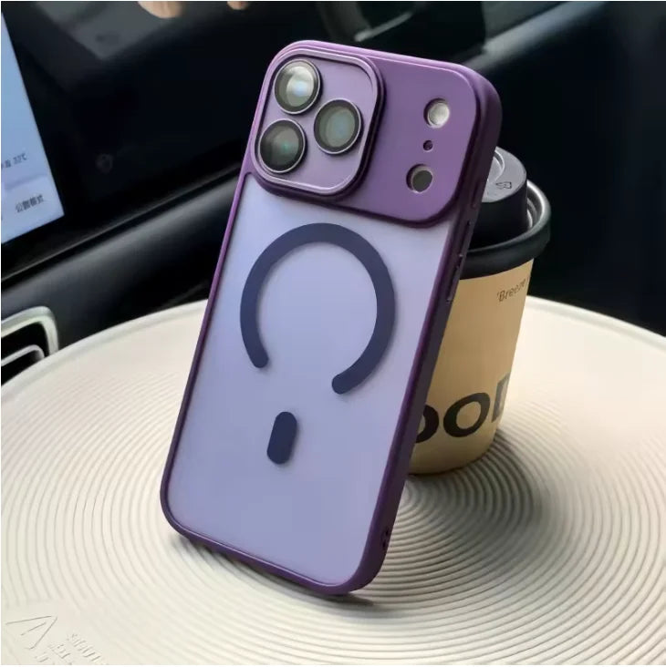 Original Matte Clear Lens Protect For Magsafe Phone Case For iPhone 17 17 Air 17Pro 17 Pro Max Magnetic Wireless Charge Cover