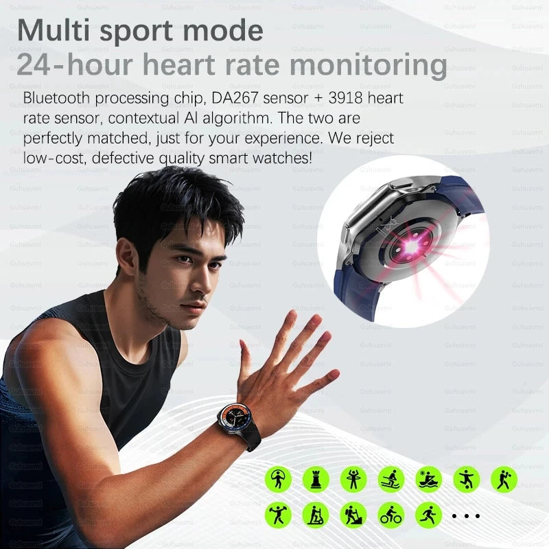 2025 Men High-End Business Watch For IOS OPPO Watch X 4G Large Memory Video playback Smartwatch Sport Fitness Waterproof Watches