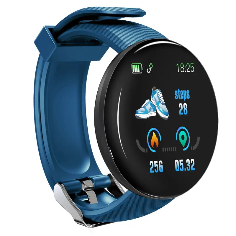 Smart Watch Men Women Smart Bracelet LED D18 Smartwatch Waterproof Smart Touch