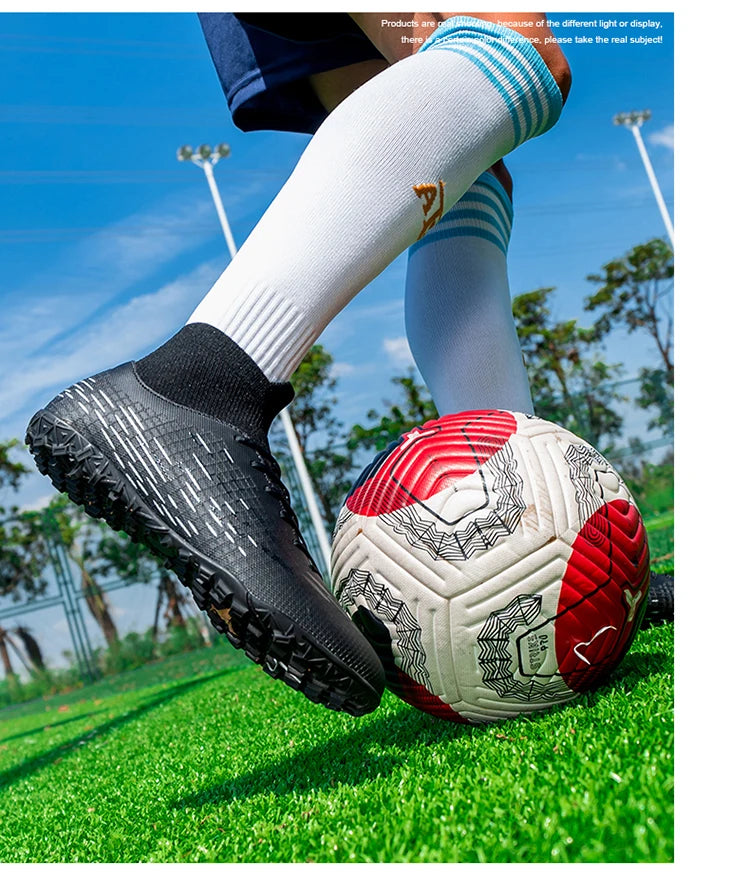 Cleats Soccer Shoes Men Sneakers Cleats Professional Football Boots Training