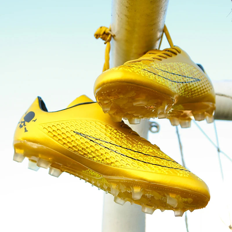Men's Soccer Shoes Kids Children Low Top Futsal Society Training Football Boots