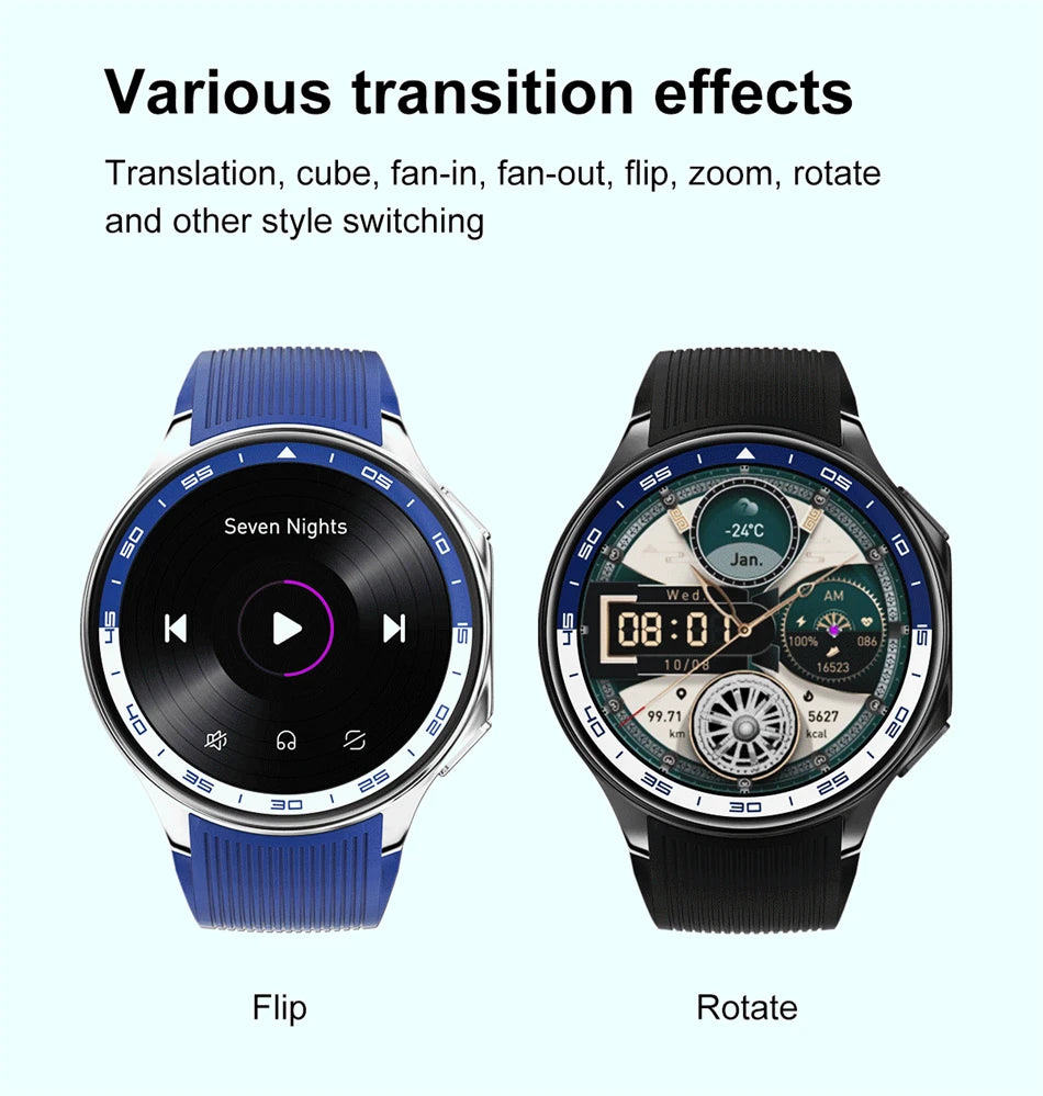 OPPO DT Watch X Bluetooth Call Smart Watch 4GB Memory Recording MP3+MP4 Playback 3D Visual Surround Smartwatches Men 2025 New