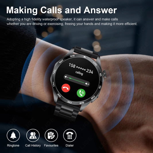 Men New Smartwatch Bluetooth Call Waterproof Sports Fitness Smart Watches Heart Rate Monitoring Health Bracelets For Android IOS