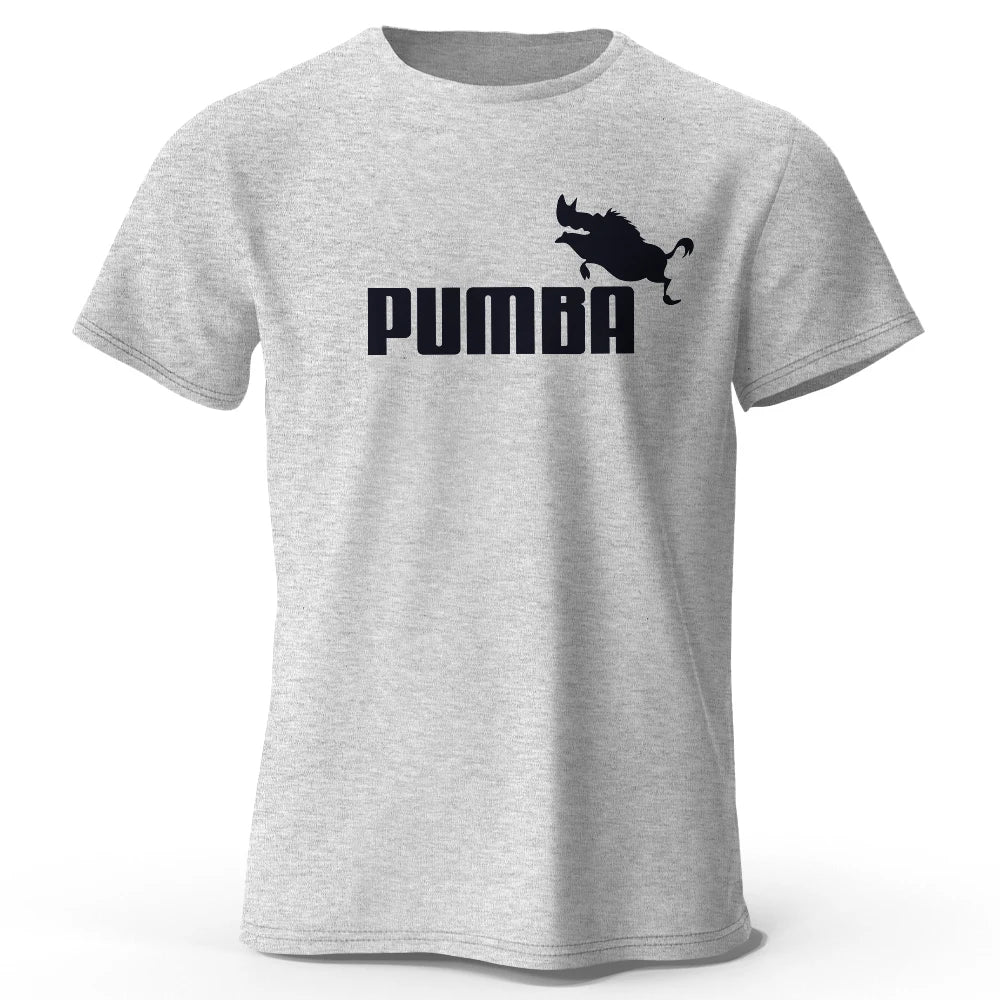Joke The Pumba Printed Men's T-Shirt 100% Cotton Oversized Funny Graphic Tees for Men Summer Tops