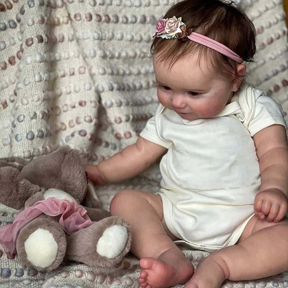 50cm Full Silicone Reborn Doll Bathe In Water Baby Doll Toy Fashion Simulate Baby Dolls Maddie