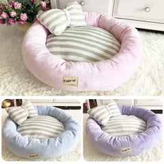 Winter Plush Insulation Circular Pet Litter Mat Dog Bed Soft Comfortable Thickened