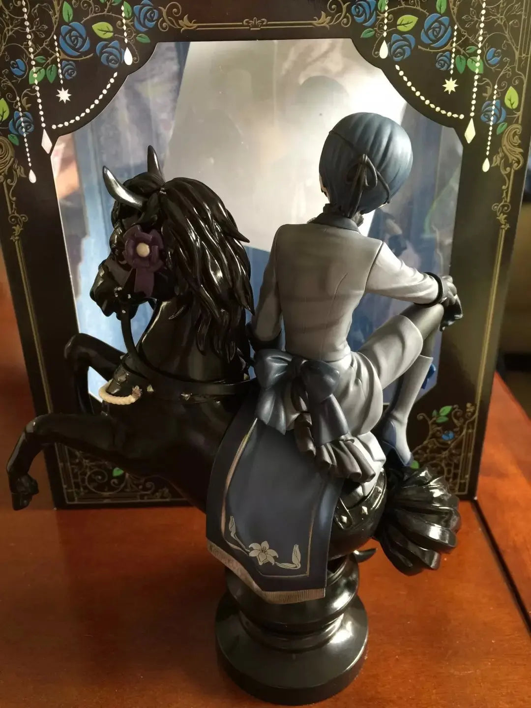 Black Butler Ciel Phantomhive Sebastian Michaelis Anime Figure Model Statue Boys Collection Desktop Decoration Ornament Toy Gift