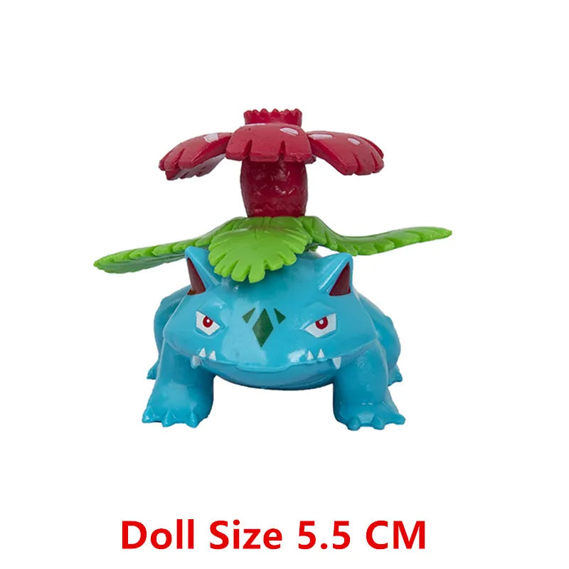 Pokemon Cartoons Movie Anime Figure Gengar Charizard Pikachu Collection Model Pocket Monster Action Toys Kids Christmas Gifts