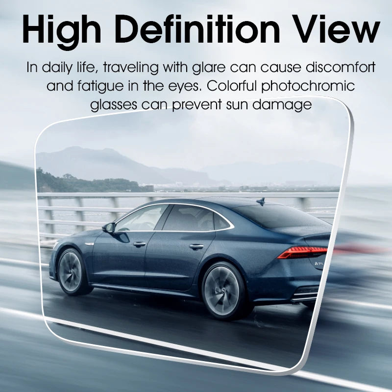 Sunglass Photochromic Cycling Glasses Men Women Fit Over Myopia Glasses