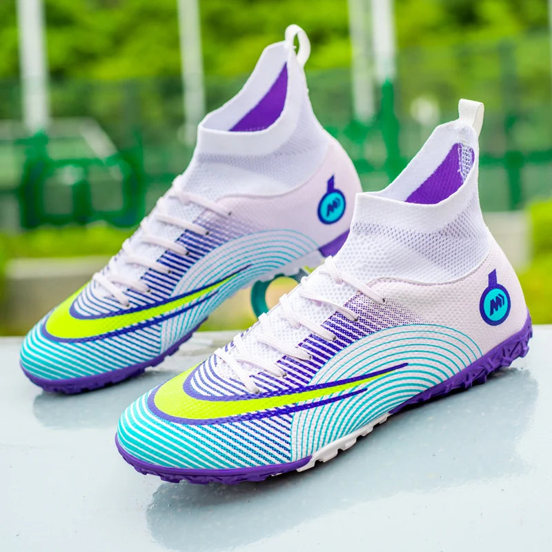 Soccer Shoes Society TF/FG Athletic Shoe Cleats Football Man Genuine Soccer Shoe