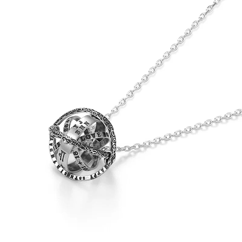 Metamorphic Astronomical Ball Ring for Men and Women Reversed Metamorphic
