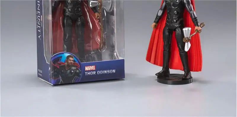 ZD Toys Official Avengers Legends: Iron Man, Spider Man, Thor, Captain America, Thanos, Hulk, War Machine Action Figures