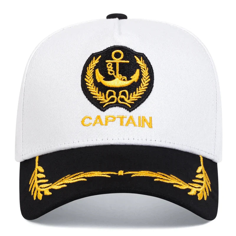 Unisex CAPTAIN/FIRST MATE Letter Embroidery Baseball Caps Spring and Autumn Outdoor Adjustable Casual Hats Sunscreen Hat