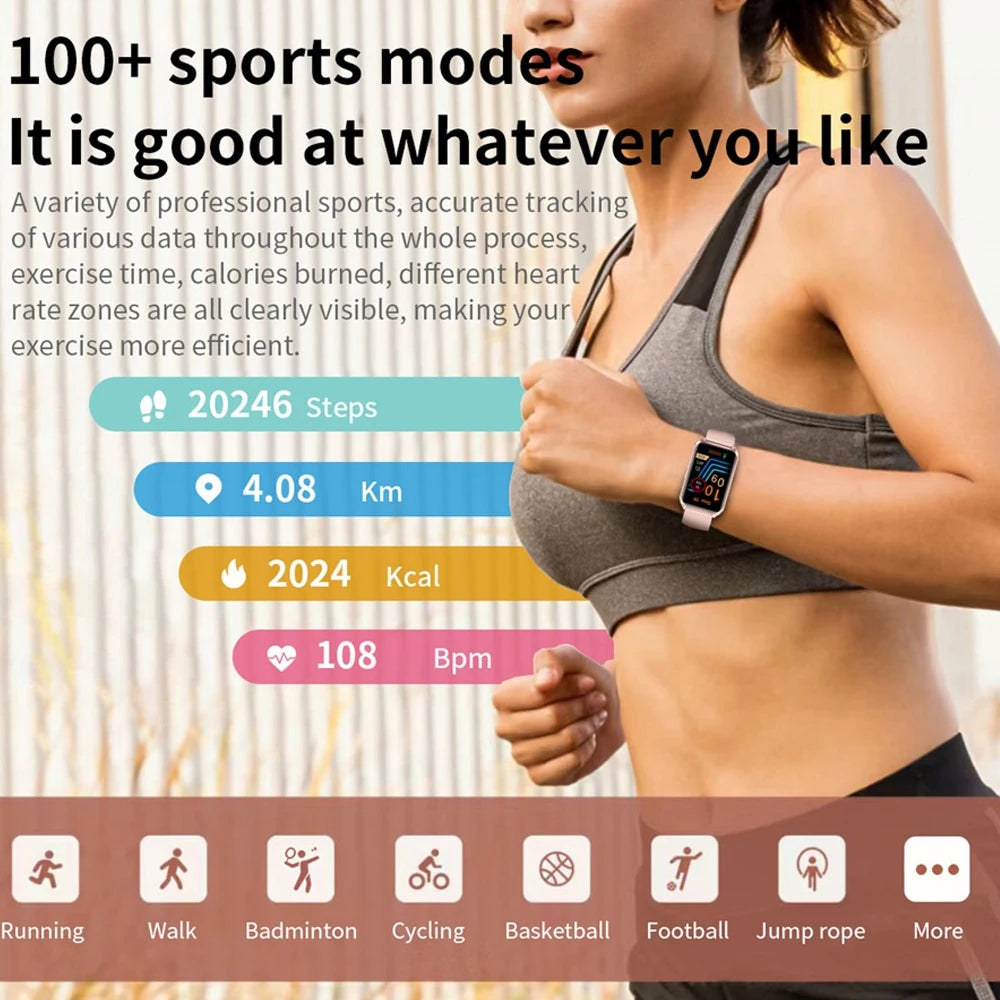 HD Bluetooth Call Smart Watch Men's Bracelet Fashion Women Smart Watch Android IOS