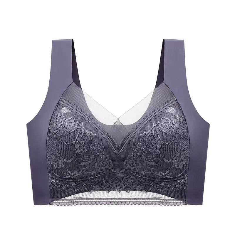 Lace Ladies Underwear and Comfortable No Steel Rings