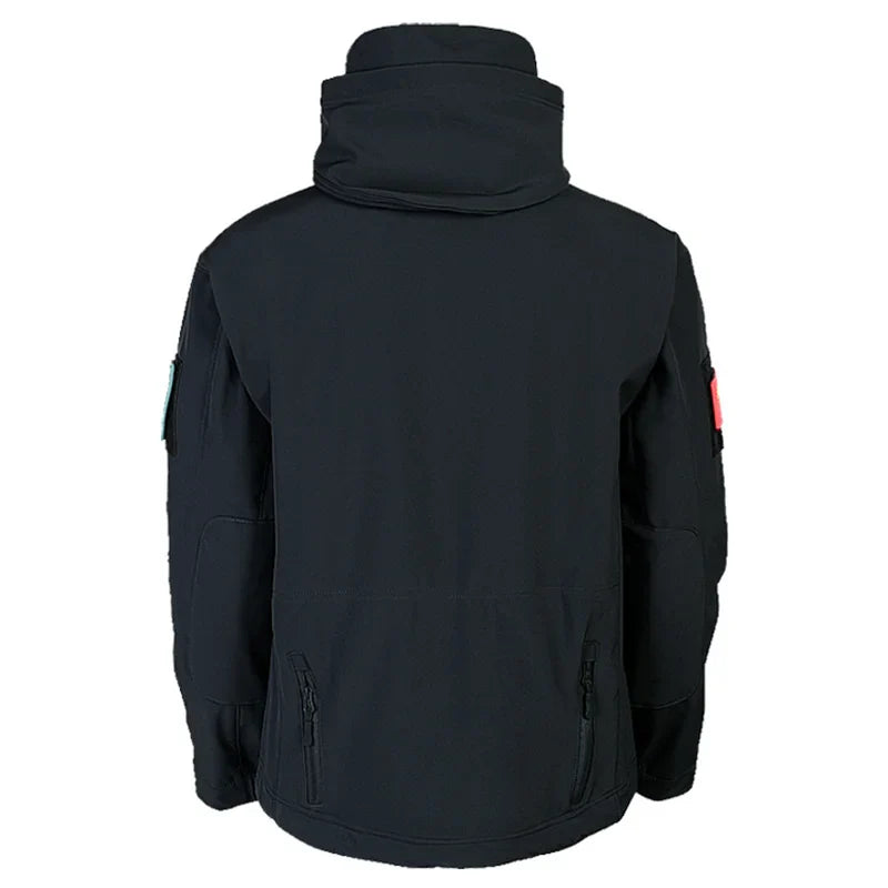 Winter Fleece Jackets Thermal Softshell Outdoor Fishing Hiking Hunting Camping Cargo Coats Waterproof Windproof Men Tops Durable