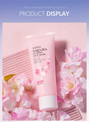 Sakura Sleeping Face Mask Moisturizing Nourishing Good Night Facial Mask No Washing Hydrating Skin Care Products