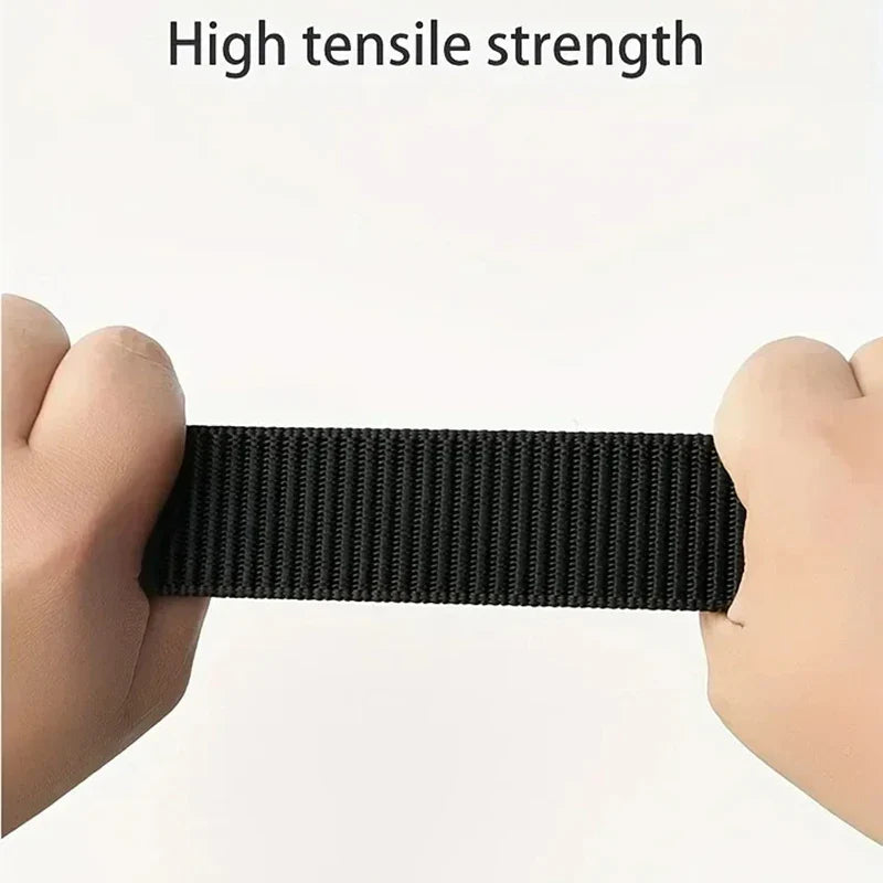 Automatic Buckle Belt Canvas Tactical Workwear Casual Outdoor Military Training Pants Belt Men Fashionable Multifunctional Belt