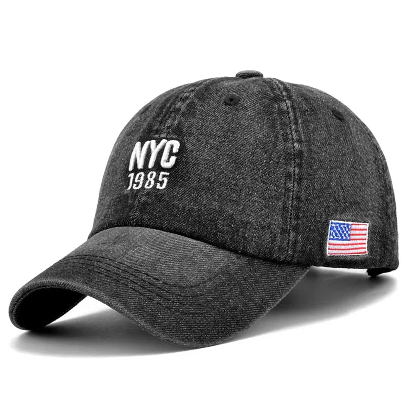 2025 Denim Baseball Cap Men Women Embroidery Letter Jeans Snapback Hat Casquette Summer Sports Hip Hop Cap Gorras Unisex hats