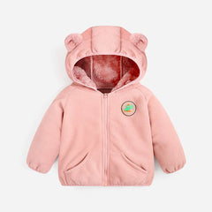 Dinosaur Boys Jacket Autumn Winter Keep Warm Christmas Princess Girls Coat