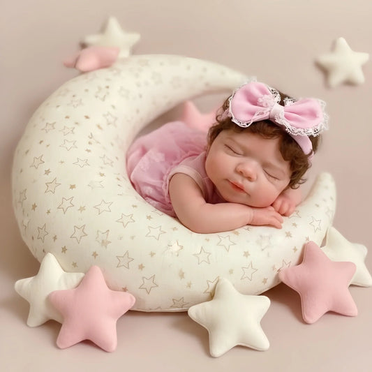 AnjoDoll 13Inch Open Mouth Pascale Reborn Doll Full Body Soft Silicone Girl Painted Doll Toys reborn de silicone real cuerpo