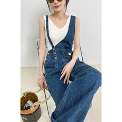 Slouchy Baggy Jeans Women Clothes Ladies Streetwear Asymmetry Blue High Waisted