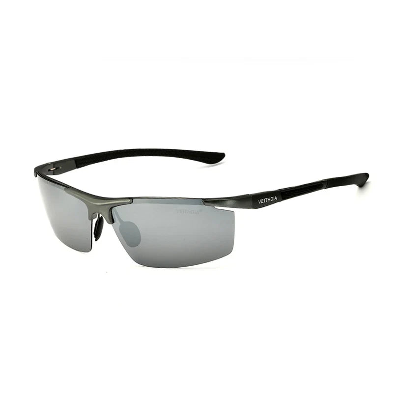 VEITHDIA Aluminum Magnesium Men's Sunglasses Polarized UV400 Coating Mirror Sun Glasses Outdoor Male Eyewear Accessories 6588