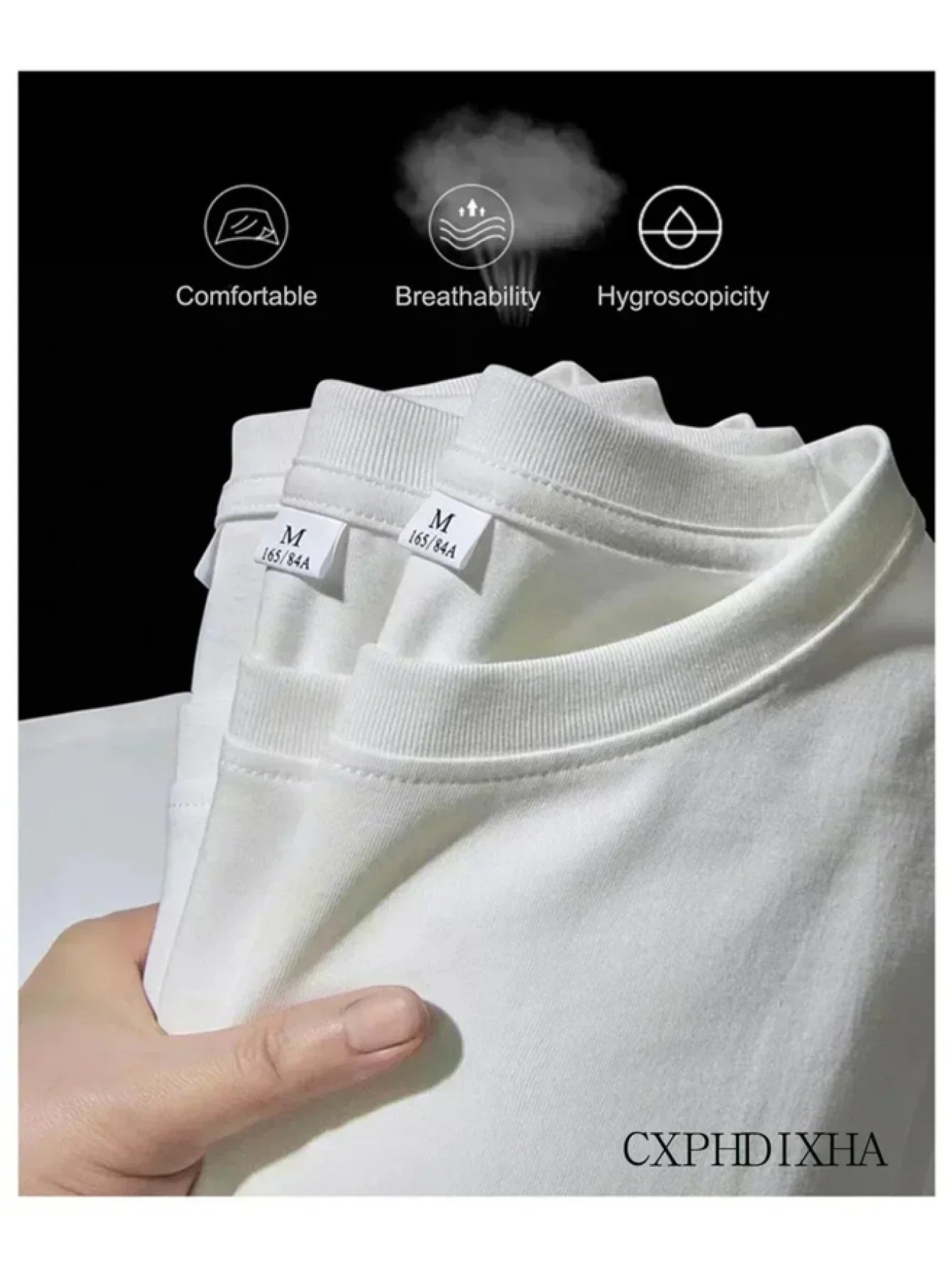 Men's Saints Tears Graphic T-Shirt Heavyweight 180gsm Cotton Streetwear Tee Relaxed Fit Crewneck Shirt for Hip-Hop Church Events