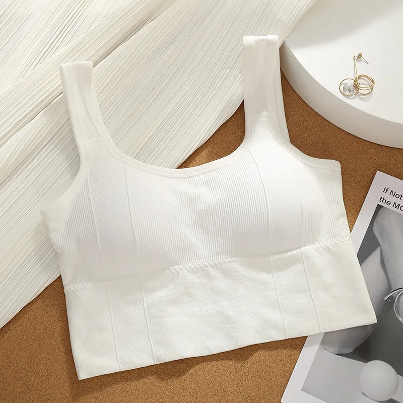 Women Seamless Sports Bra Breathable Fitness Crop Top Beautiful Back Push Up