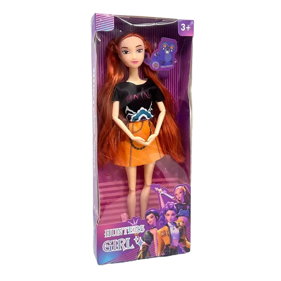30cm NEW Anime KPop Demon Hunters Doll Vinyl Toy Rumi Mira zoi Character vinyl mask figurine Birthday Gift Fan Club Gifts