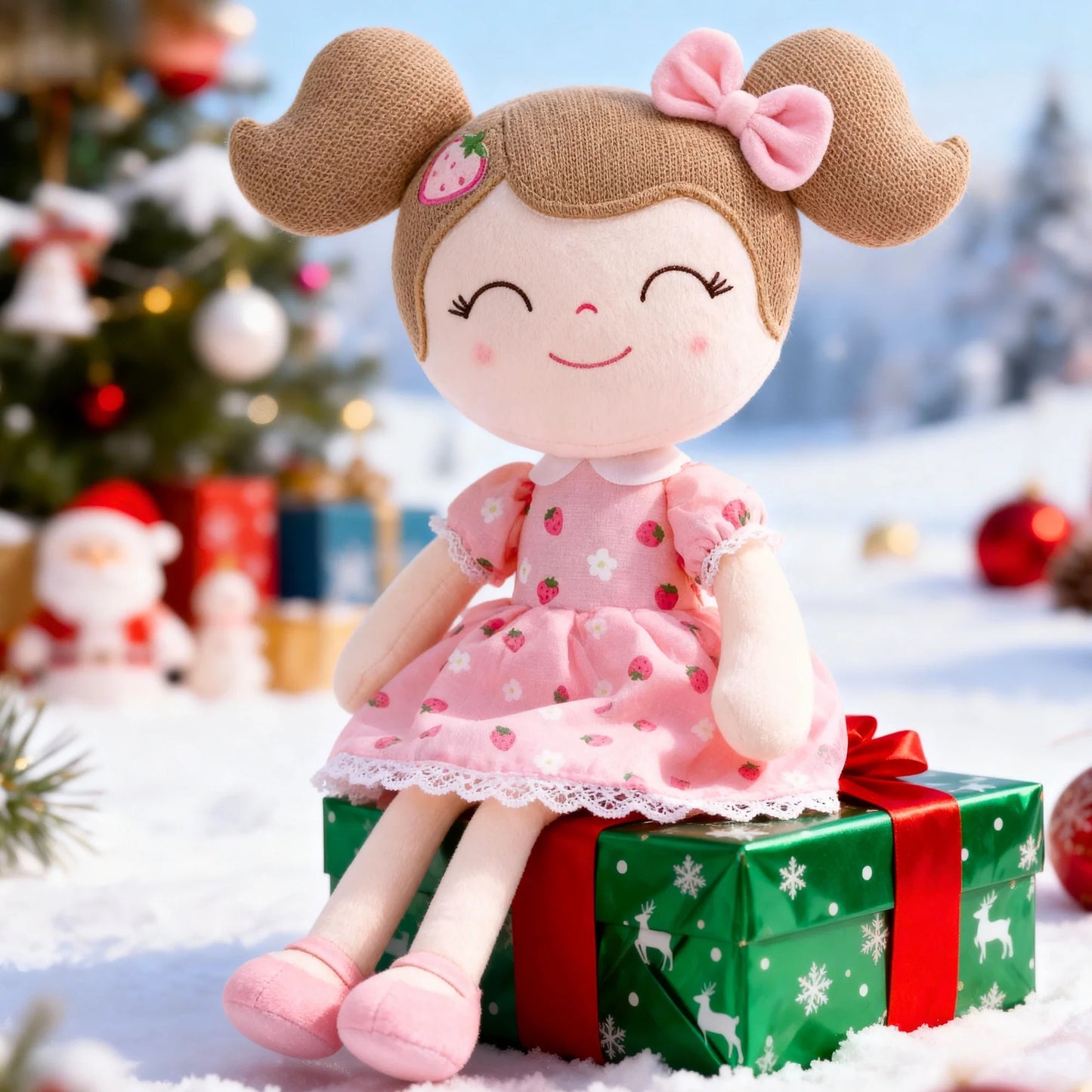 NEW Gloveleya Christmas  Plush Doll Baby Dolls, Soft Plush Princess Plush Toys, Ideal Christmas Gift Baby's first Birthday Gift