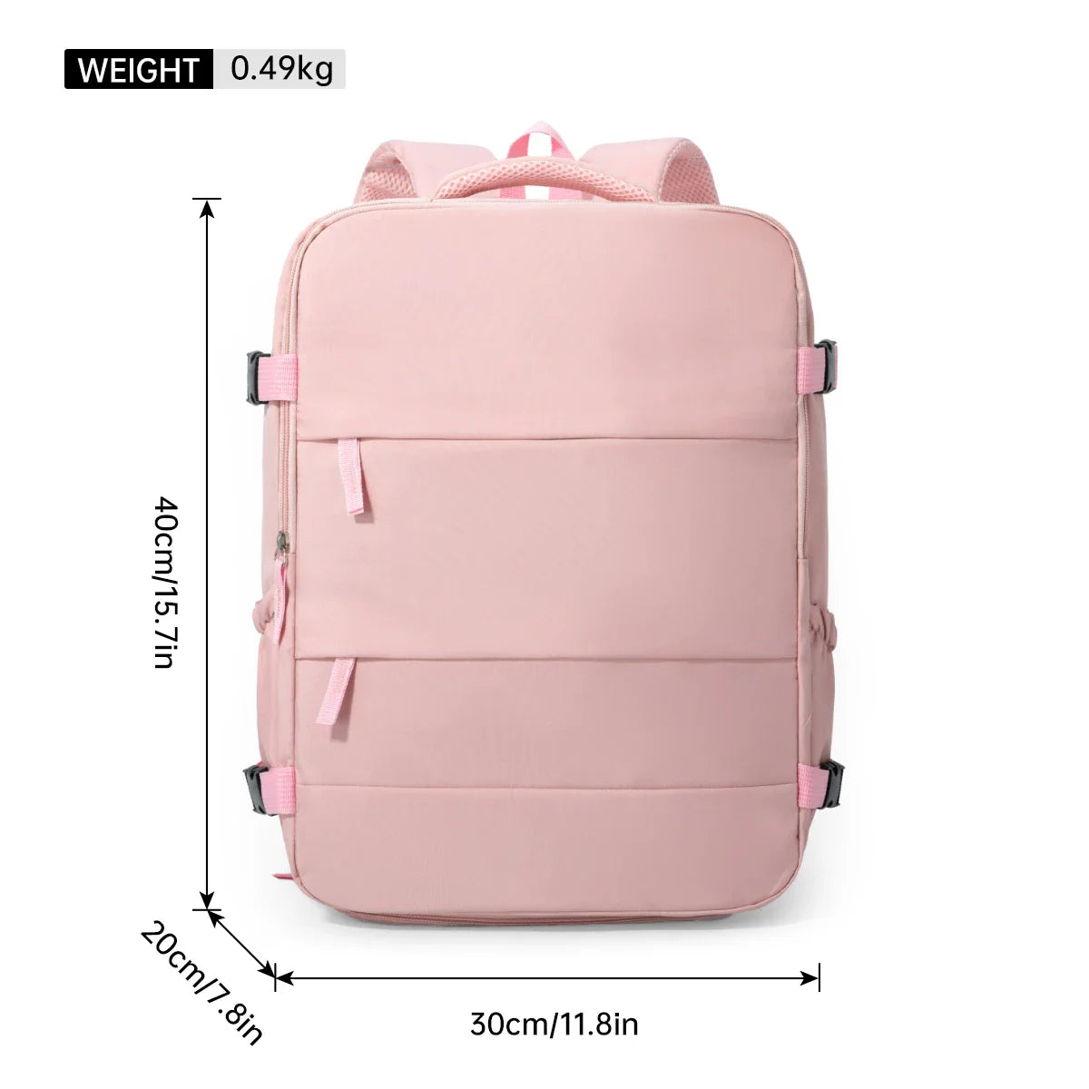 Cross-Border Travel Backpack for Men and Women, Large Capacity Shoe Compartment Luggage Bag, Computer Business Bag, Student School Bag, Commuting Bag