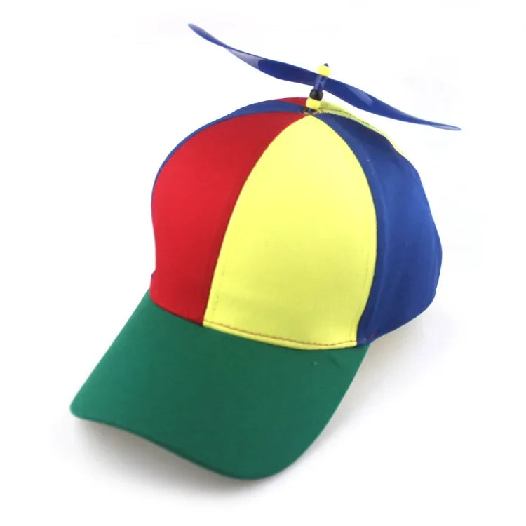 Funny Snapback Hat Helicopter Propeller Adventure Dad Hat Rainbow Bamboo Dragonfly Baseball Cap For Adult Kids Boys Girls